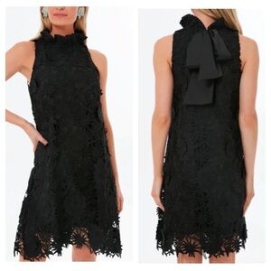 Tuckernuck Guipure Lace Blythe Dress Black womens XXL